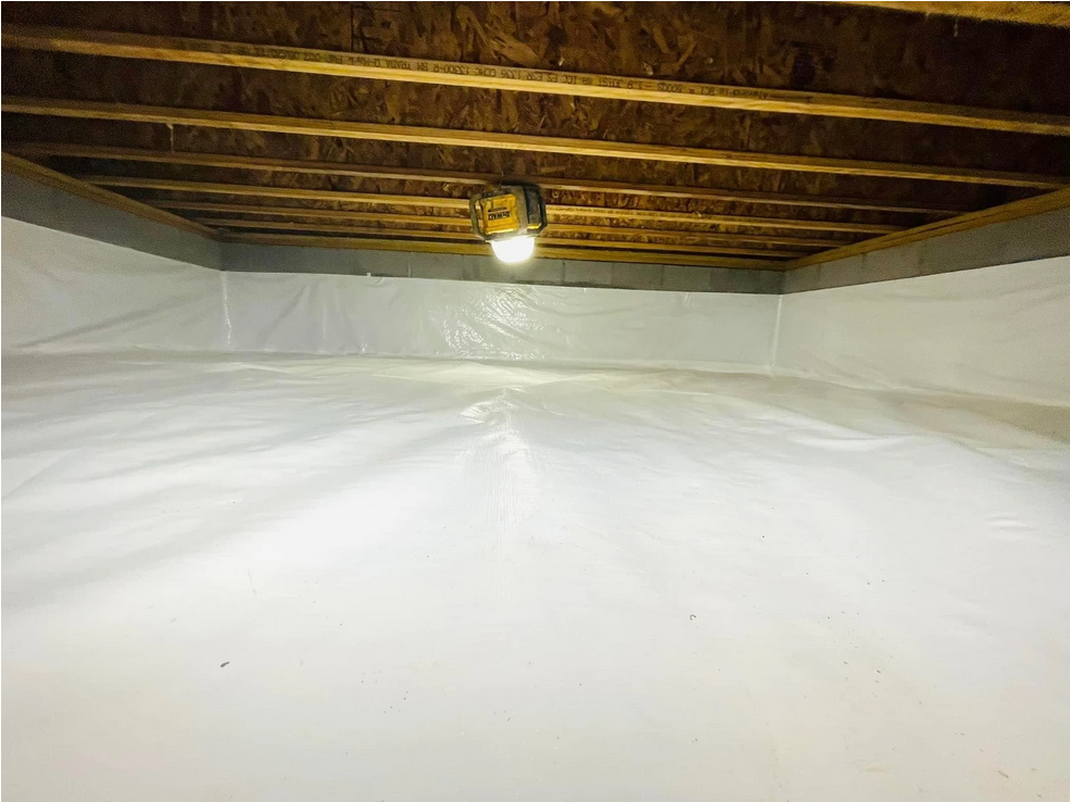 After Encapsulation of customer's crawlspace